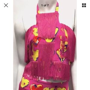 Versace x H&M matching top and skirt Size 38/8 NWT